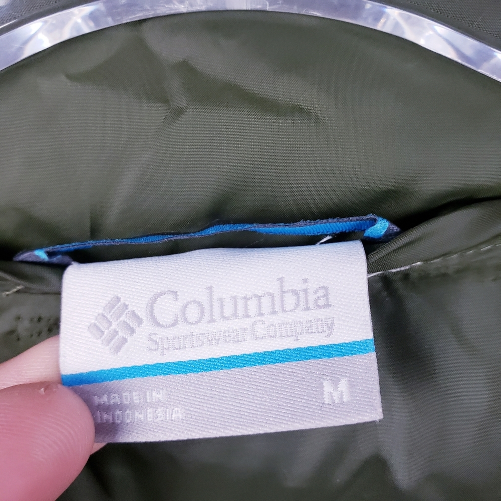 Columbia Mckay Lake 2.0 Down Puffer Insulated‎ Full Zip Jacket Green Womens Med - Picture 6 of 8